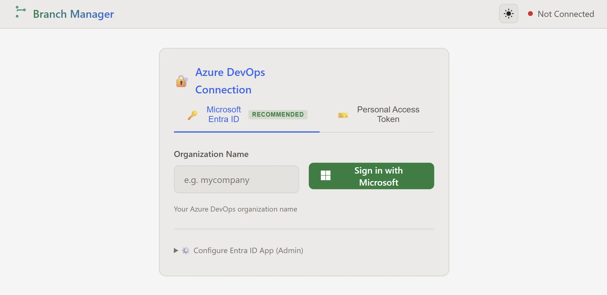 Branch Manager: A Web UI for Cleaning Up Stale Azure DevOps Branches